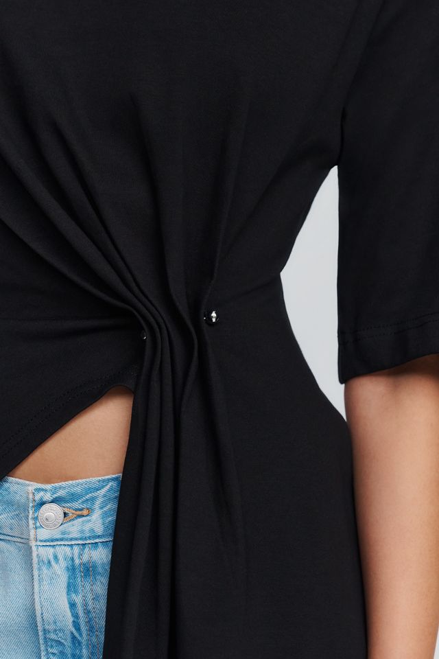 SOVERE Sohvi 100% Cotton Asymmetrical Top #2