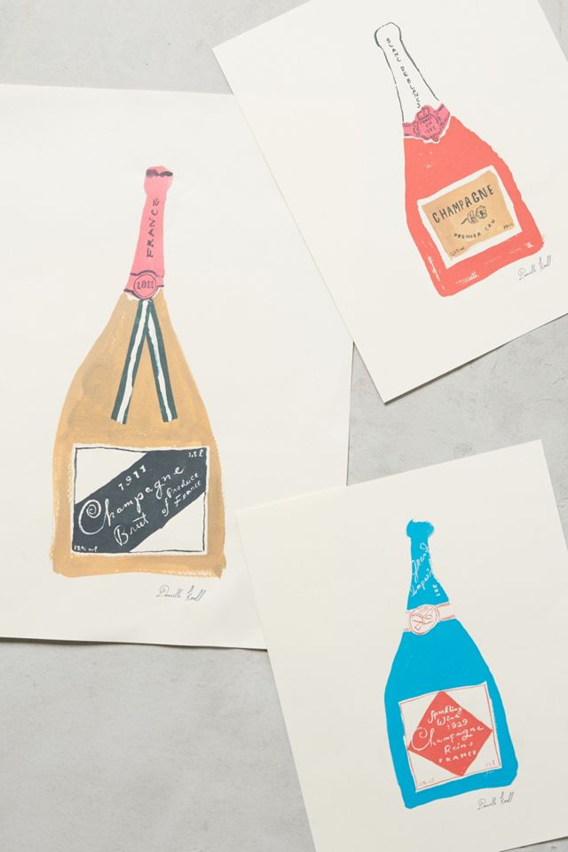 Champagne Print #1