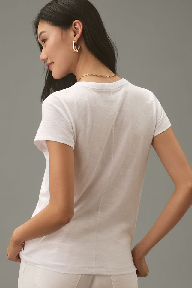 T-Shirt in Cotone Slub Rag & Bone #1