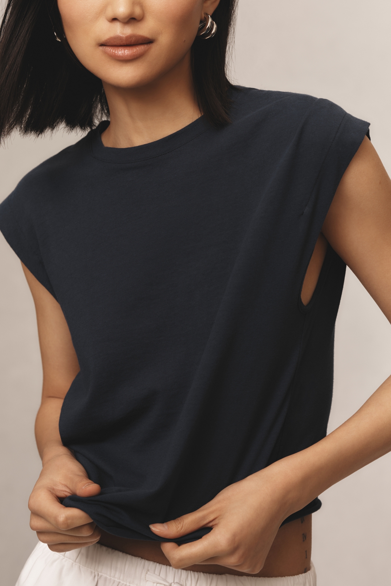 rag & bone Mica Crop Muscle Tee