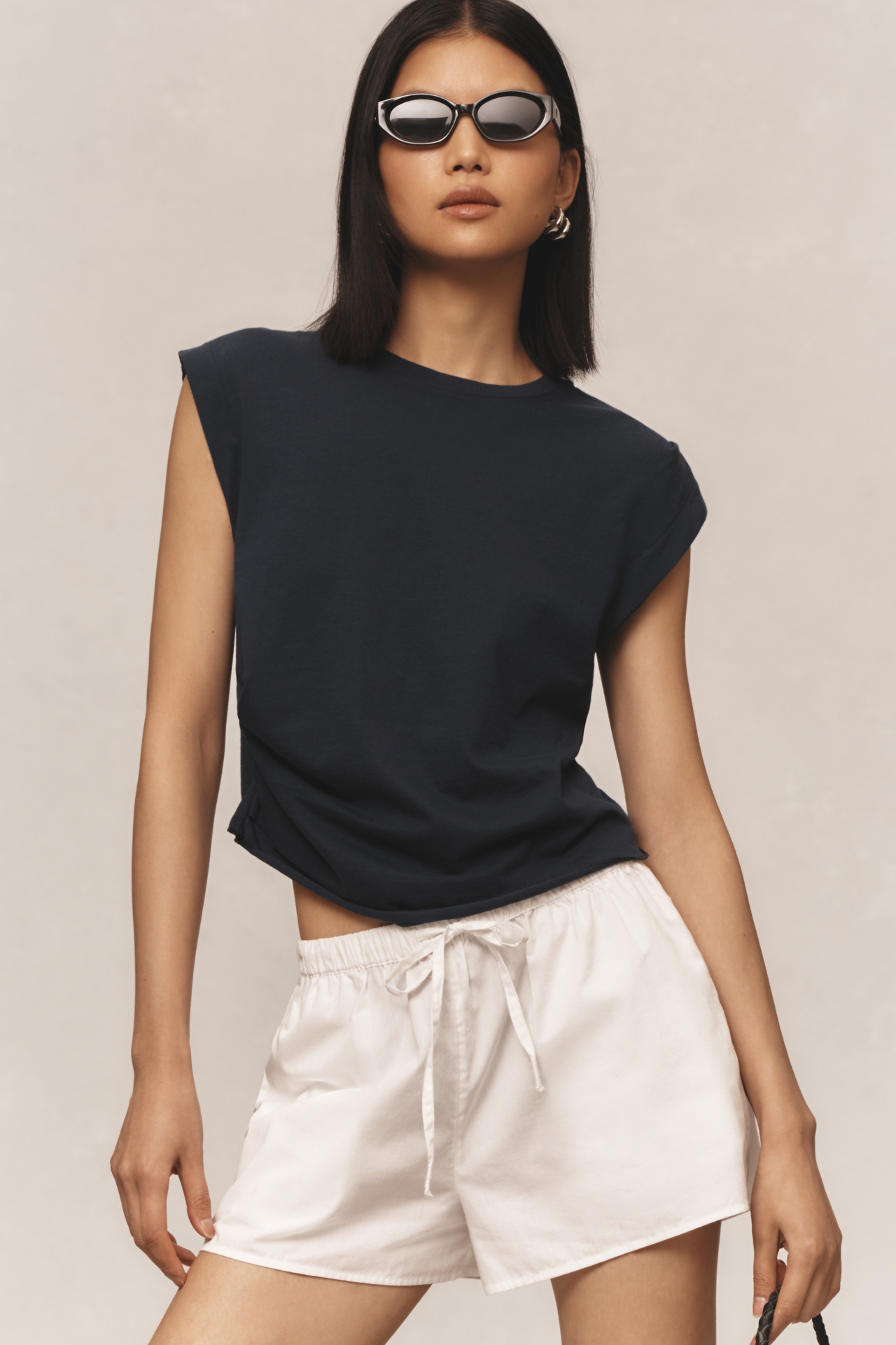 rag & bone Mica Crop Muscle Tee