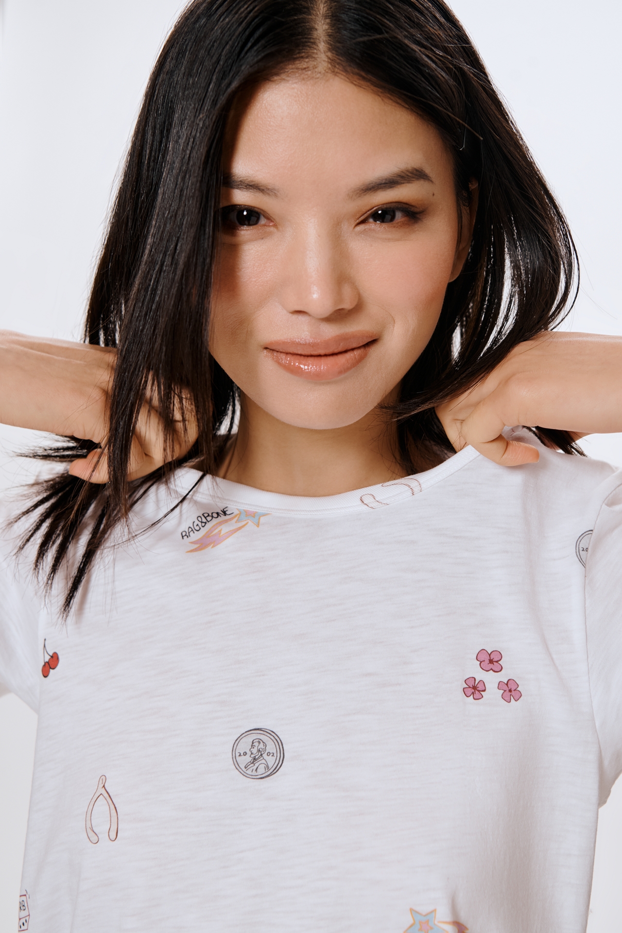 rag & bone Lucky Charm Graphic Tee