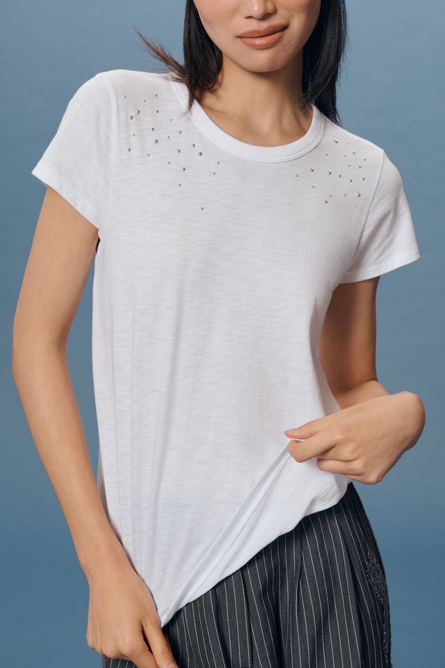 rag & bone Ombre Stud Tee #3