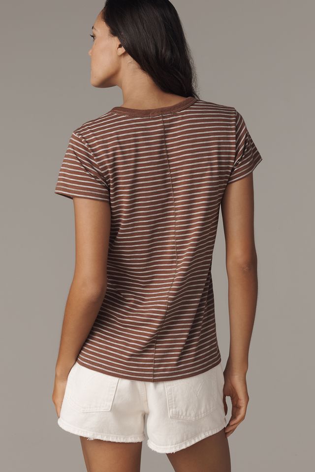 rag & bone Slub Striped Tee #1