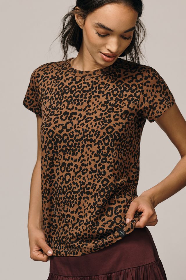 rag & bone Allover Leopard Print Tee #3