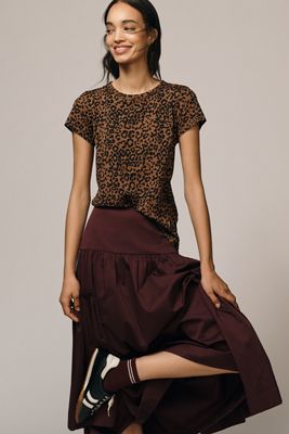 rag & bone Allover Leopard Print Tee