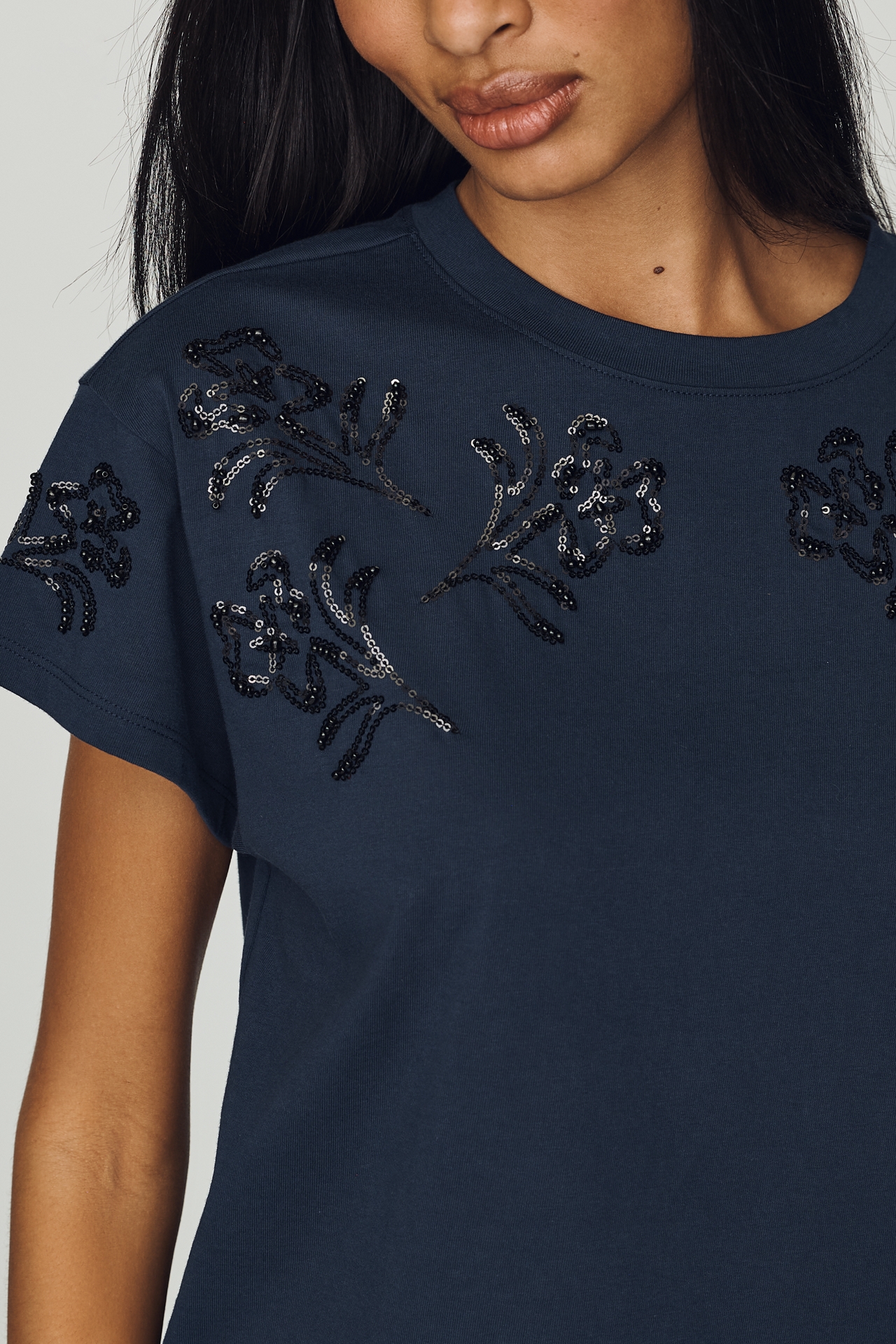 rag & bone Beaded Floral Top