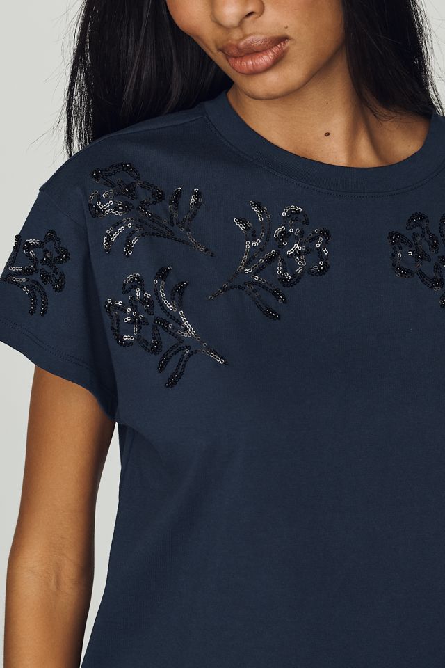 rag & bone Beaded Floral Top  #3