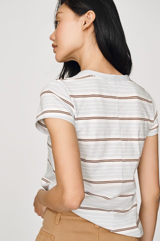 rag & bone The Cotton Slub Stripe Tee #3