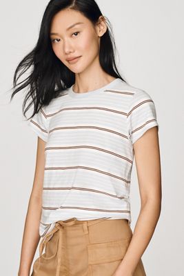 rag & bone The Cotton Slub Stripe Tee