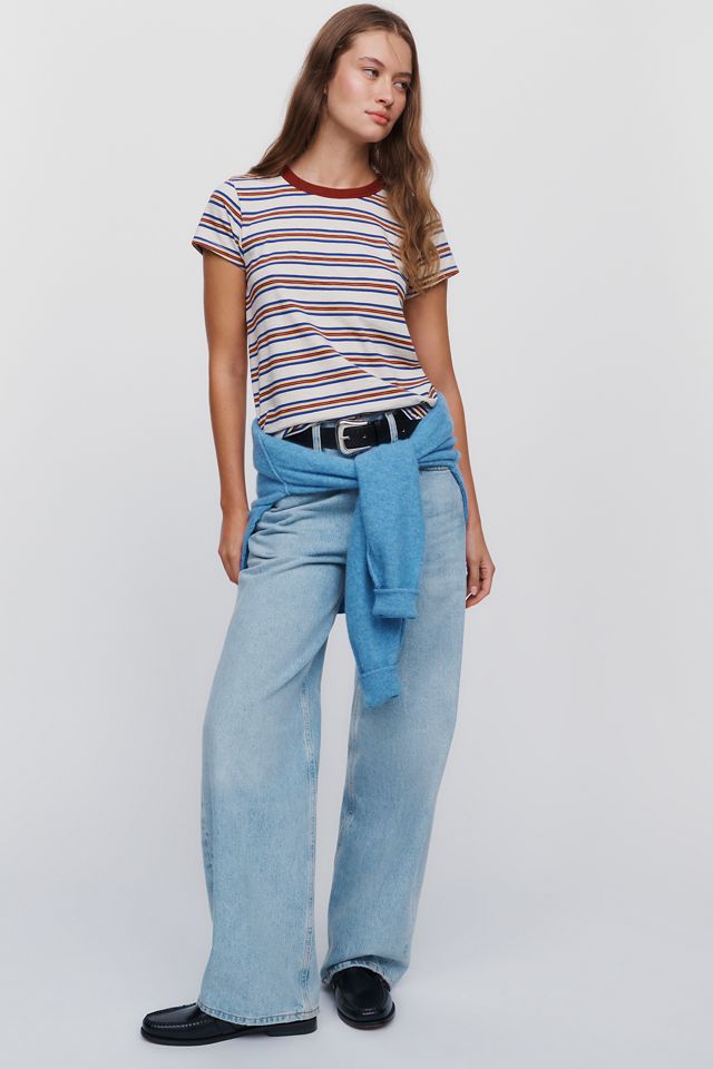 rag & bone 100% Pima Cotton The Slub Striped Tee #2