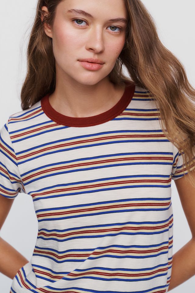 rag & bone 100% Pima Cotton The Slub Striped Tee #3