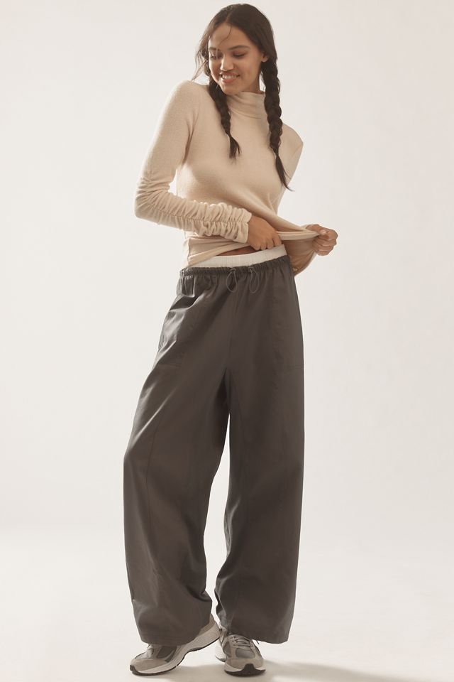 By Anthropologie Ruched-Sleeve Turtleneck Top #3