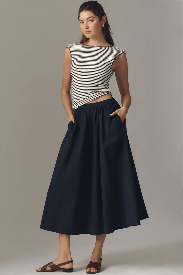 Maeve Fitted Cap-Sleeve Top #2