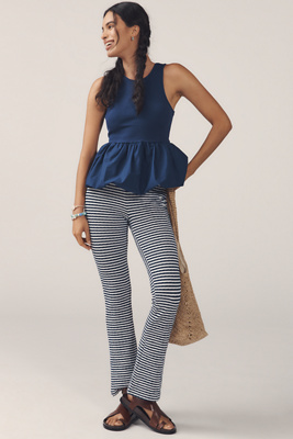 Maeve Bubble Peplum Tank | Anthropologie