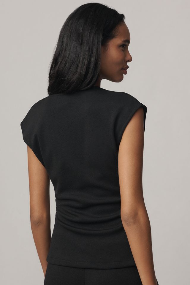 Maeve Hardware Wrap Top #1