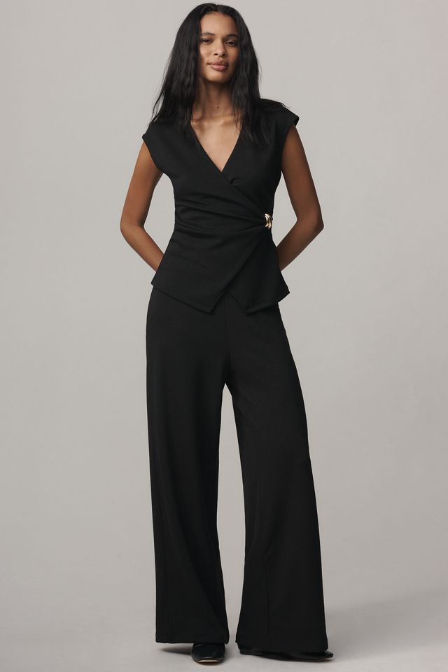 Maeve Hardware Wrap Top #3