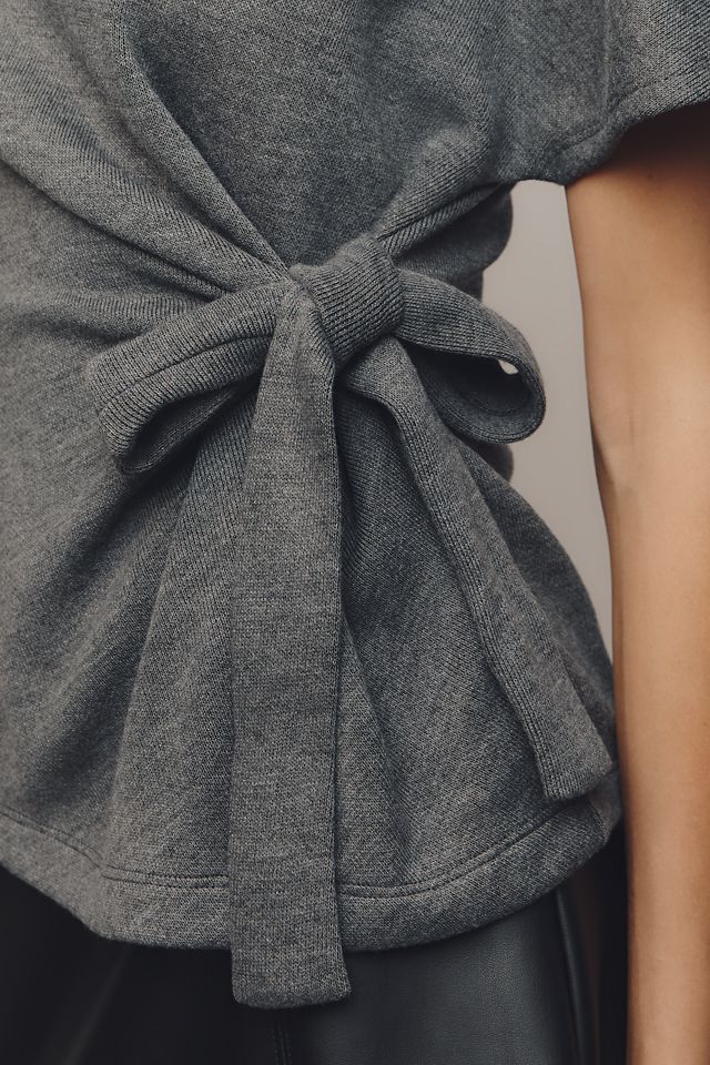 By Anthropologie Wrap Top #1
