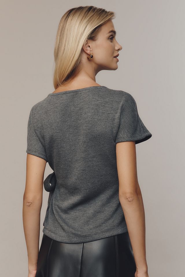 By Anthropologie Wrap Top #3
