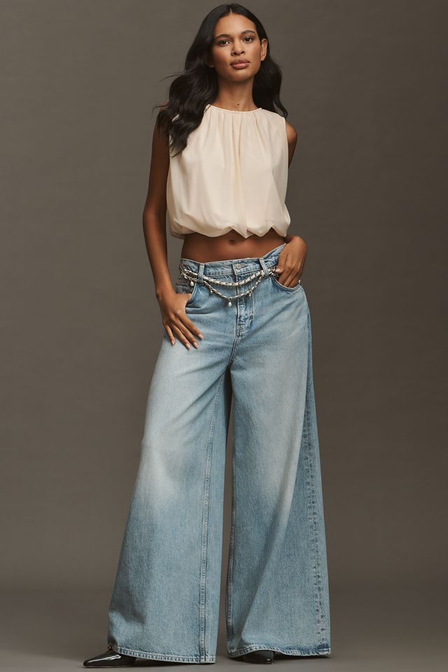 By Anthropologie Mesh Bubble Muscle Top #3