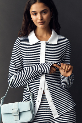 Maeve Long-Sleeve Collared Buttondown Top