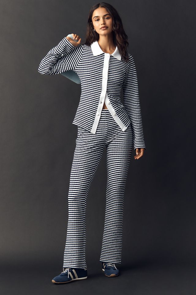 Maeve Collared Buttondown Scalloped Top #3