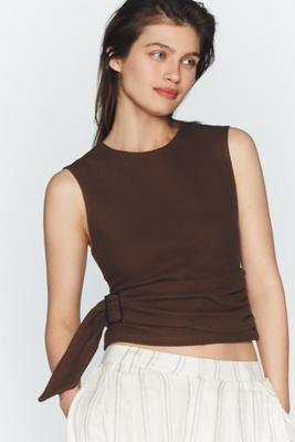 Wrap Sleeveless Top