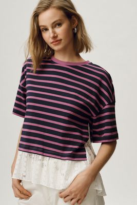 Maeve Twofer Lace Tee
