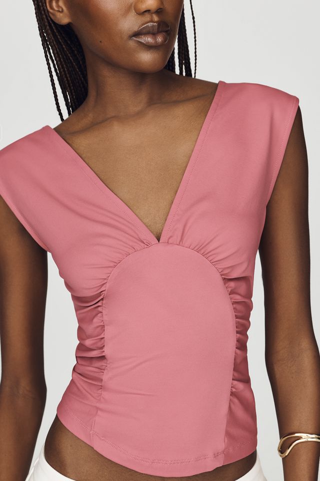 Maeve Plunge Corset-Style Top #3