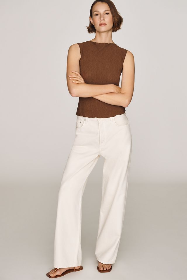 By Anthropologie Plissé Knit Tank #3