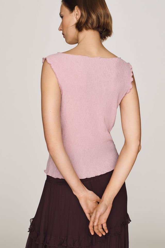 By Anthropologie Plissé Knit Tank #3