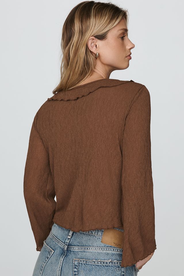 By Anthropologie Plissé Cardigan #3