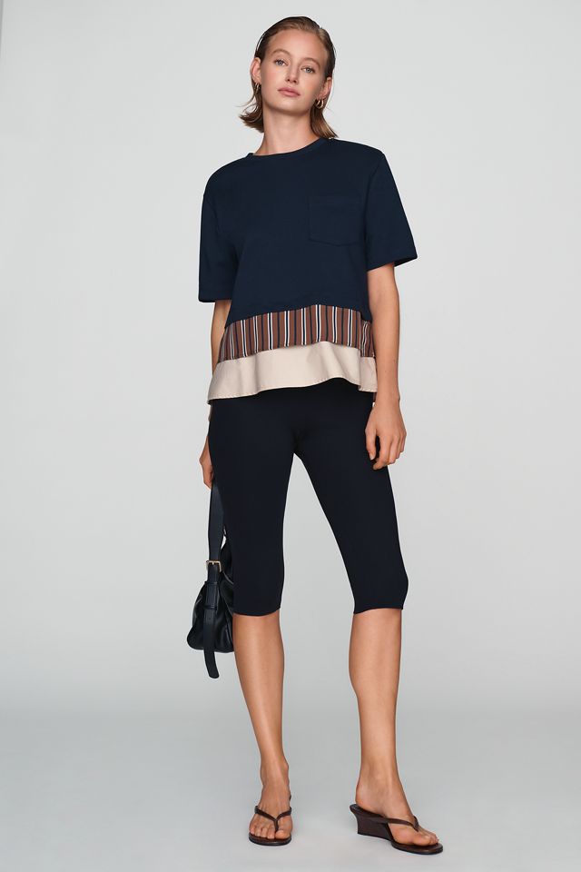 Maeve Mixed-Media Swing Top #3