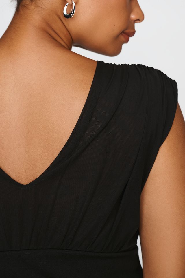 By Anthropologie Plunge-Neck Banded Top #6