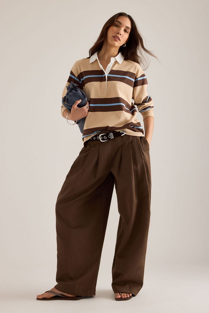 By Anthropologie Stripe Rugby Shirt