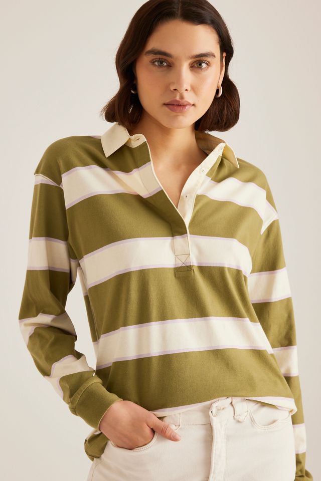 By Anthropologie Stripe Rugby Shirt #1
