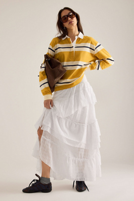By Anthropologie Stripe Rugby Shirt