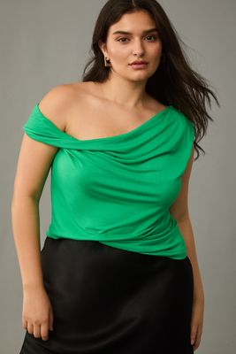 Eloquii Plus Asymmetric Twist Top