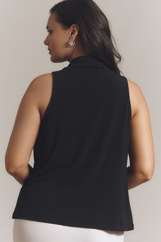 売れ筋商品|||エロクイ カットソー トップス レディース Plus Size Cowl Halter Top Black onyx Eloquii Plus Cowl-Neck Halter Top | Anthropologie