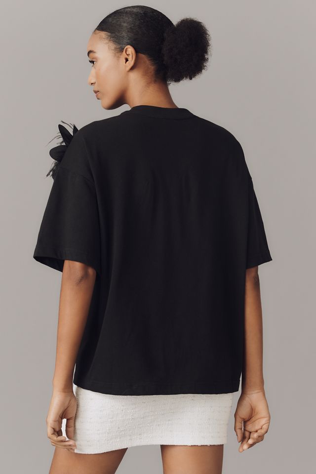 Essentiel Antwerp Ibiscus Feather Top #3