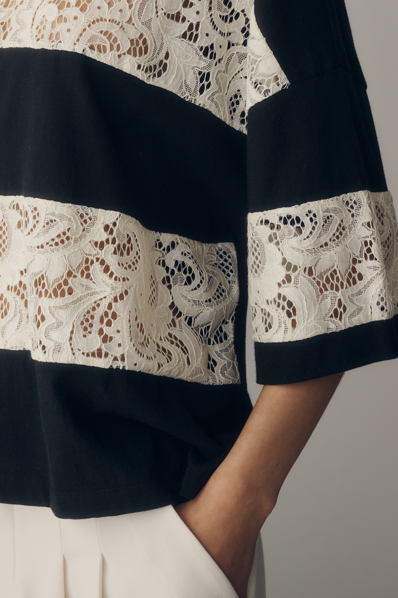 Essentiel Antwerp Jemix Cotton Lace Tee
