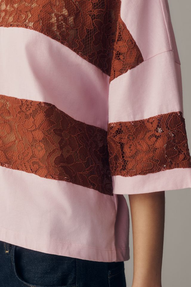 Essentiel Antwerp Jemix Cotton Lace Tee #1