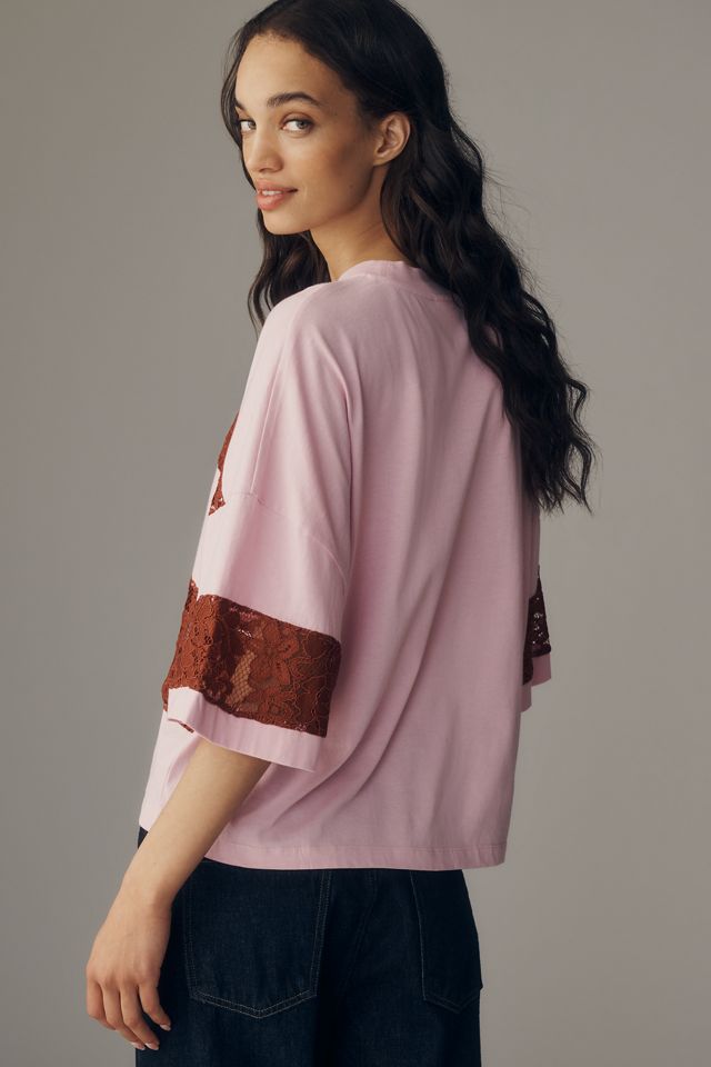 Essentiel Antwerp Jemix Cotton Lace Tee #3