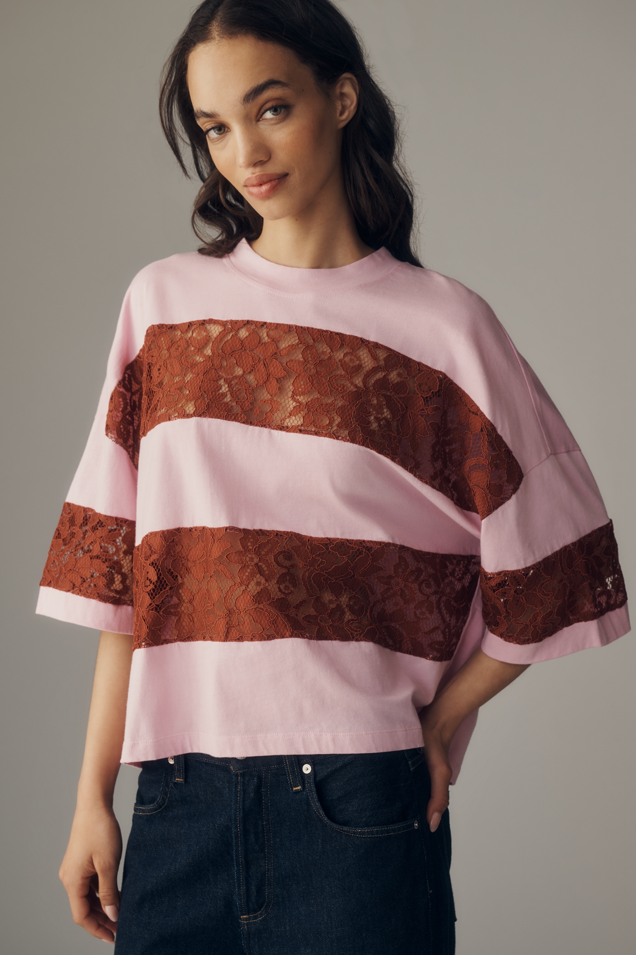 Essentiel Antwerp Jemix Cotton Lace Tee