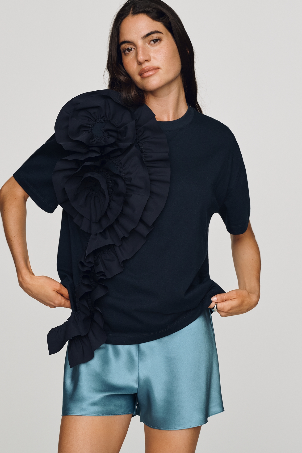 Essentiel Antwerp Jidole 3D Flower Tee