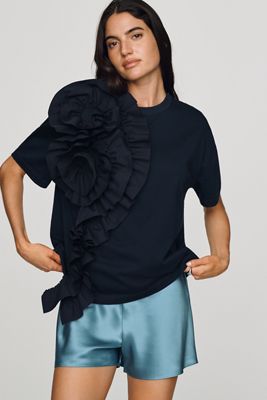 Essentiel Antwerp Jidole 3D Flower Tee