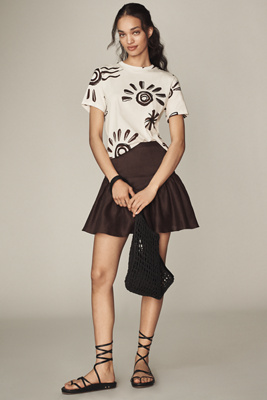 T-Shirt Donna Scotch & Soda - Stampa All Over - Girocollo Cotone