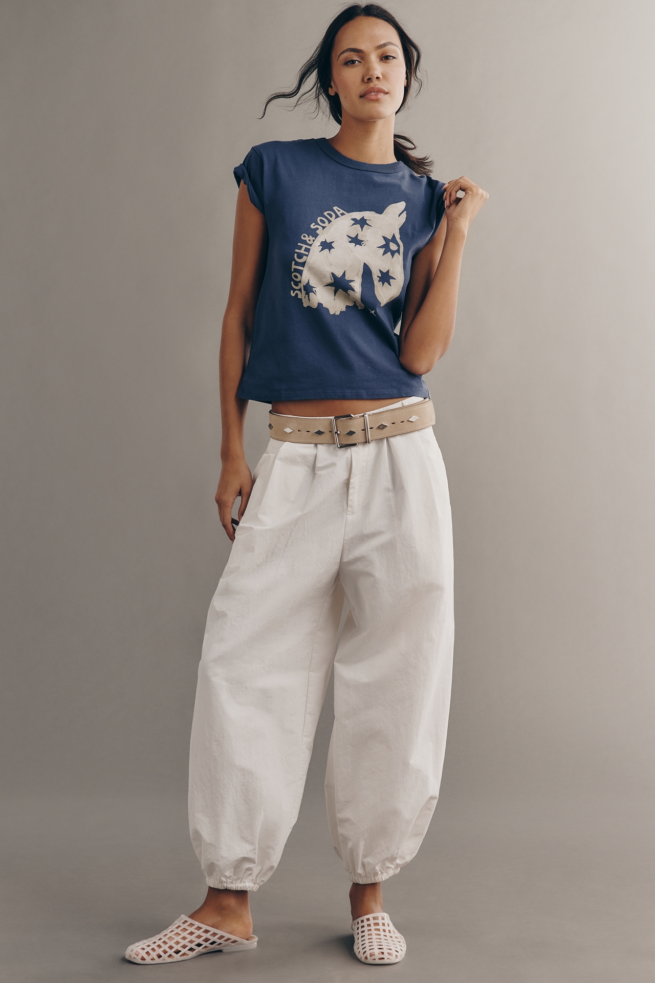 Scotch & Soda Roll-Sleeve T-Shirt