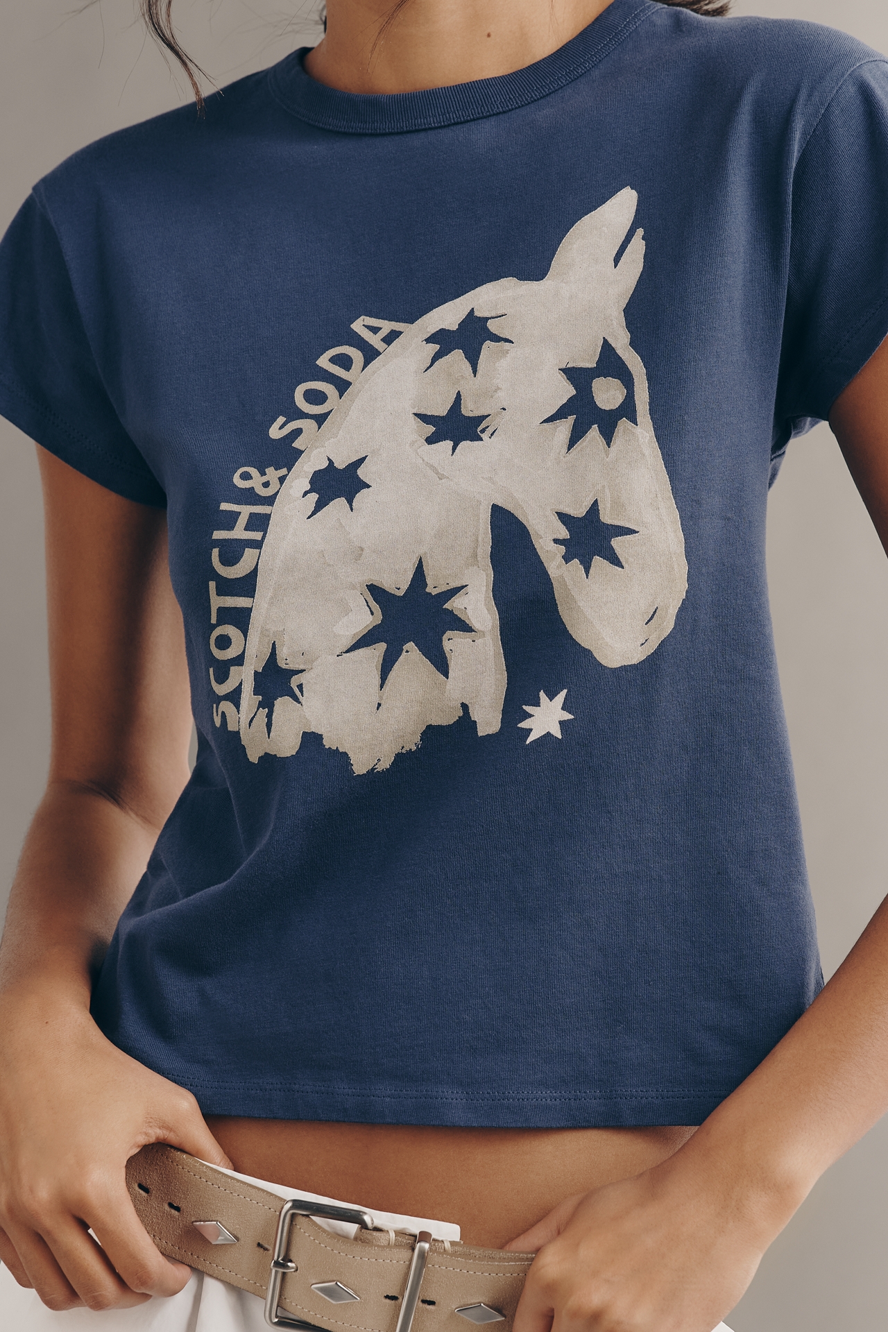 Scotch & Soda Roll-Sleeve T-Shirt