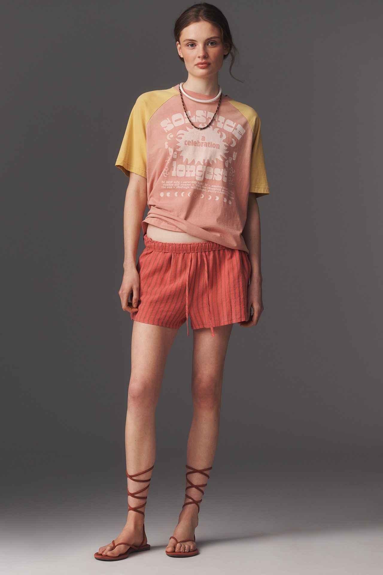 Scotch & Soda Cotton Raglan Tee